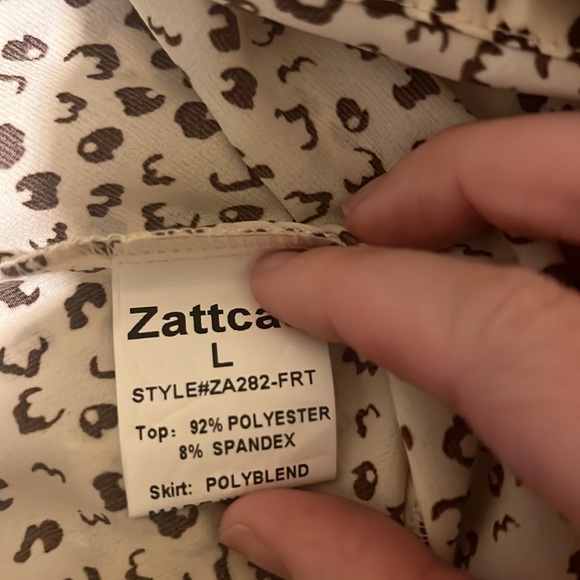 Red & Cheetah MIDI Dress | Large - Picture 5 of 6